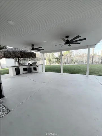 Main house back patio