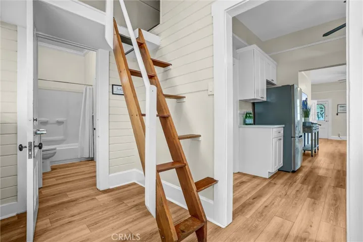 Ladder to attic