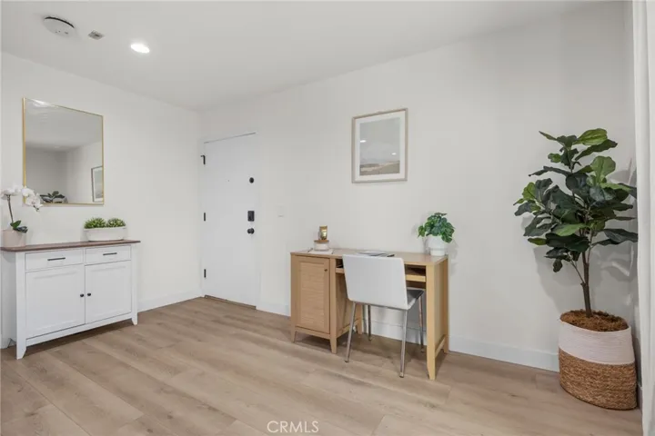 Flex space by the front door makes a great office