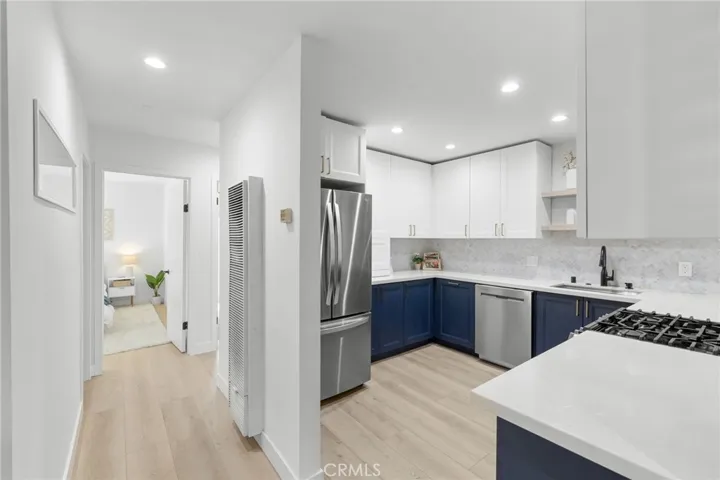 Remodeled kitchen.