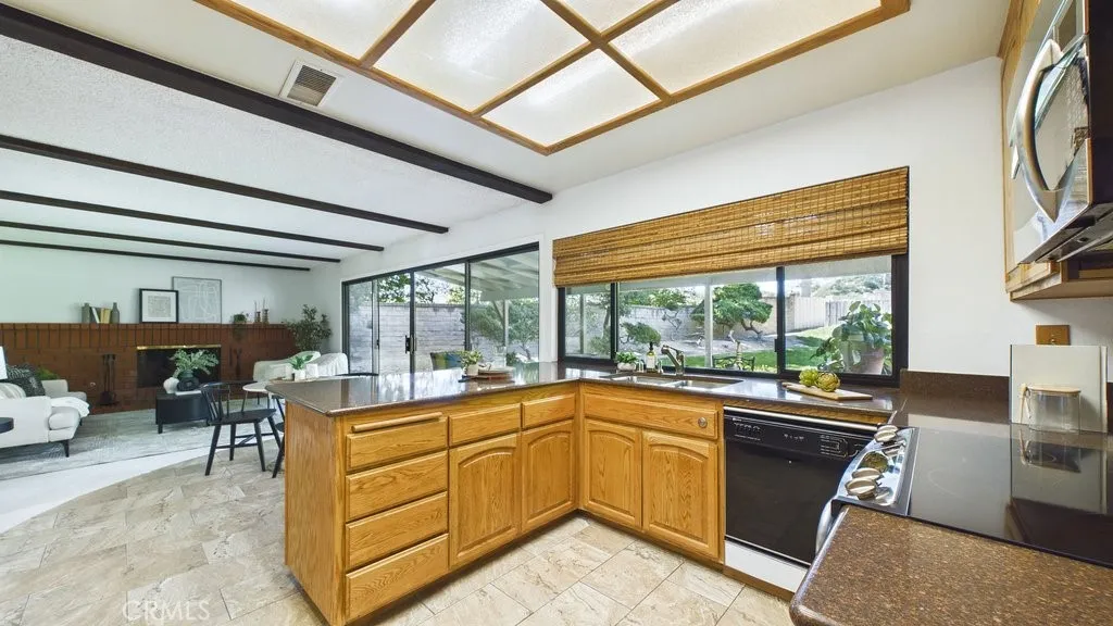 Open concept kitchen