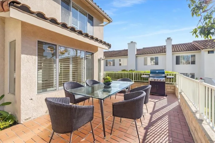 Virtually staged patio.