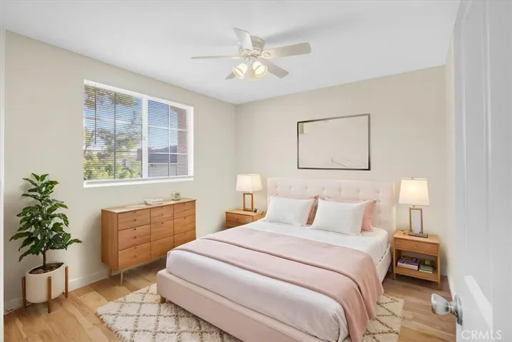 Virtually staged bedroom 2