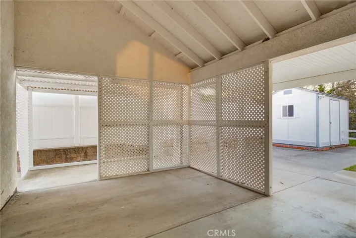 Inside of Covered Patio