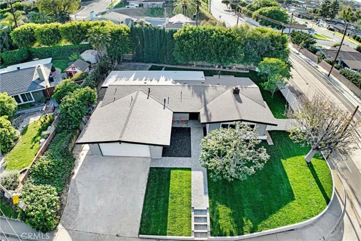 AERIAL VIEW OF FRONT ELEVATION