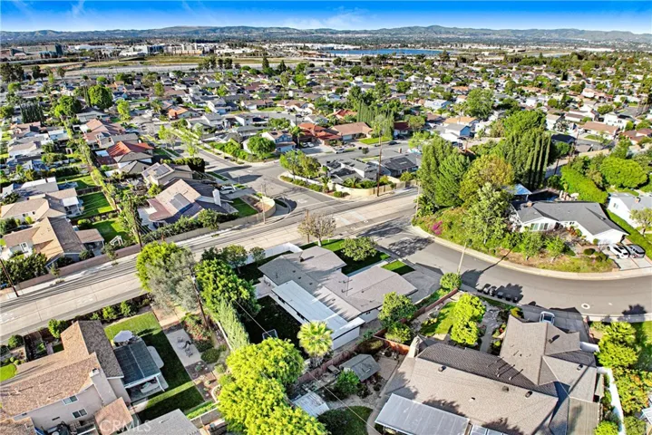 AERIAL VIEW OF REAR ELEVATION