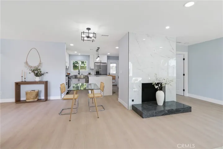 DINING AREA LEADING TO KITCHEN