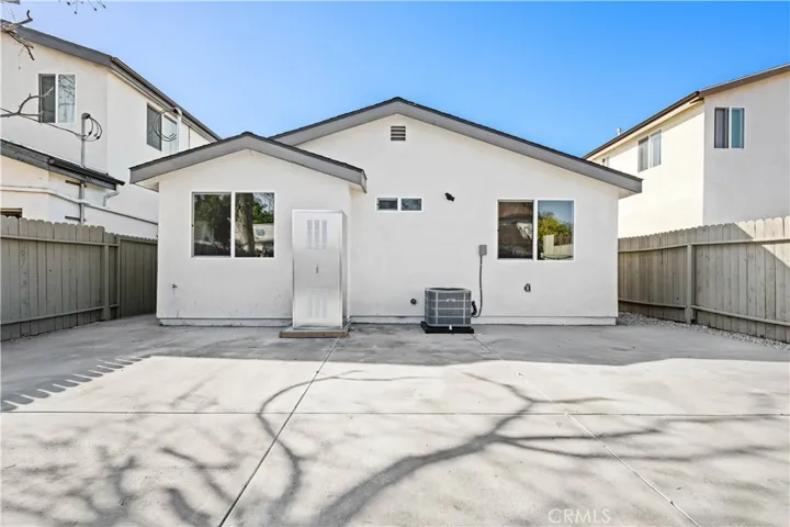 Rear Unit alley access private backyard