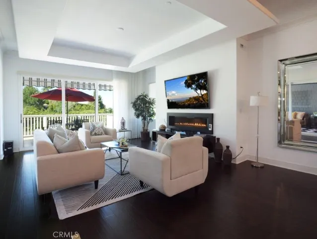 Living Room with Fireplace