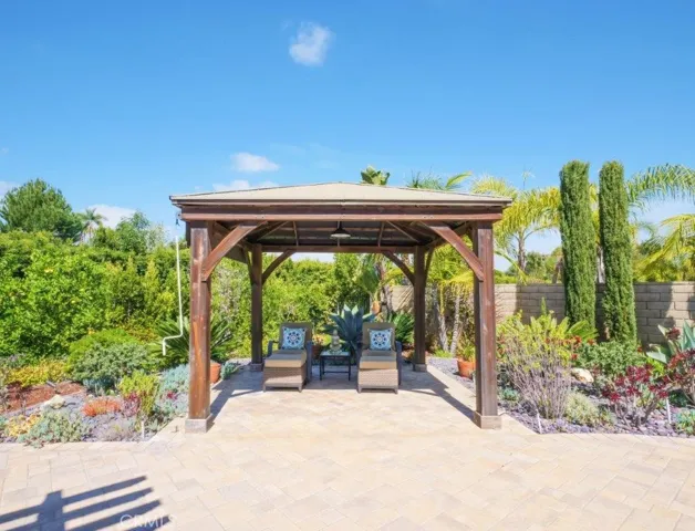 Gazebo in Backyard