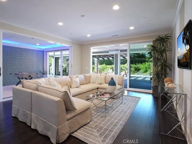 Family Room and Play Room on Lower Level