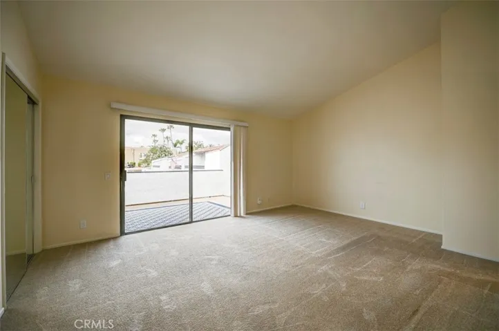Primary Bedroom has vaulted ceilings