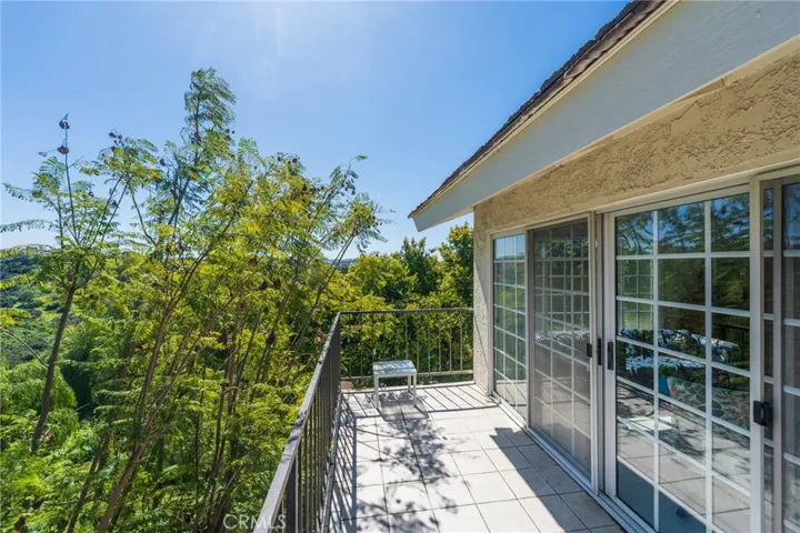 Primary bedroom balcony