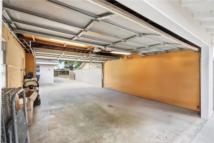 TWO CAR GARAGE WITH 2 AUTO DOORS DRIVE THRU
