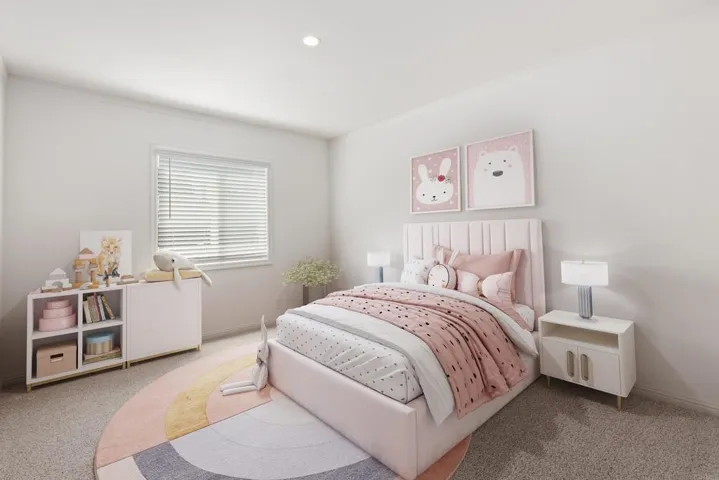 Virtually Staged Guest Bedroom 1