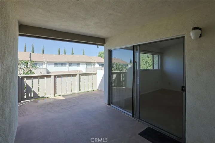 large balcony