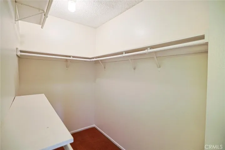 walk in closet for Master bedroom