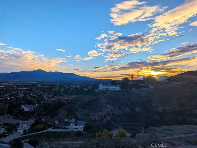 View of the sunrise from the property.