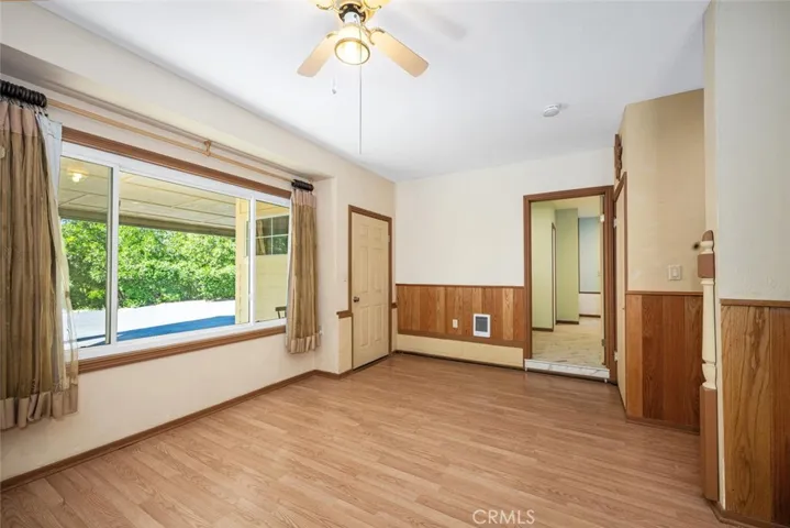 First level entry into a cozy size mud room and then nice size den.