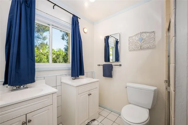 Master bathroom with dual vanities.