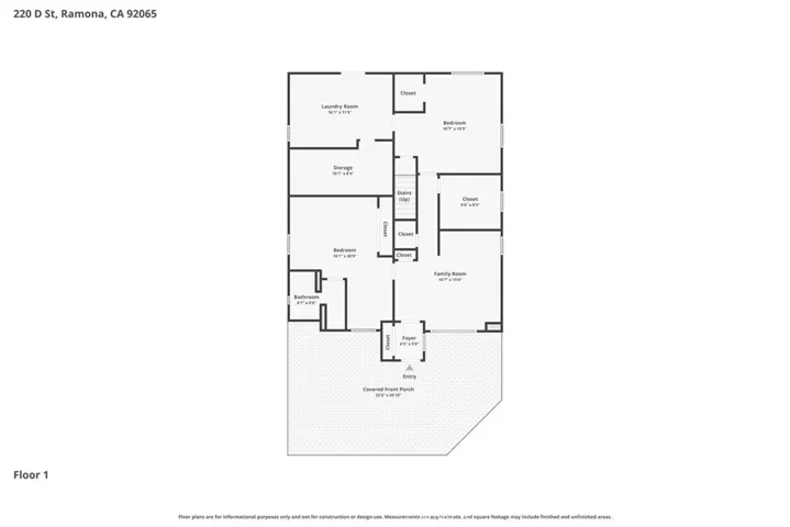 Floor plan, first floor.