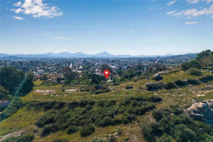 View from the top of your property.