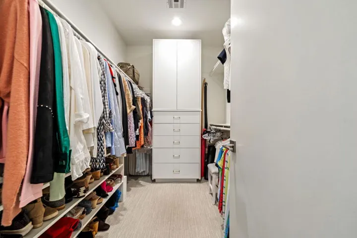 Two walk-in closets!