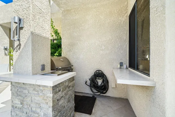 Built-in BBQ