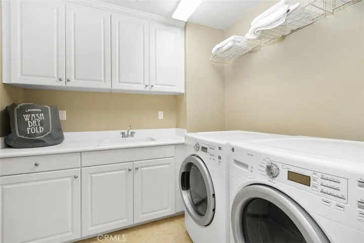 upstairs laundry room