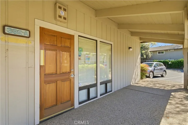 Covered front entry