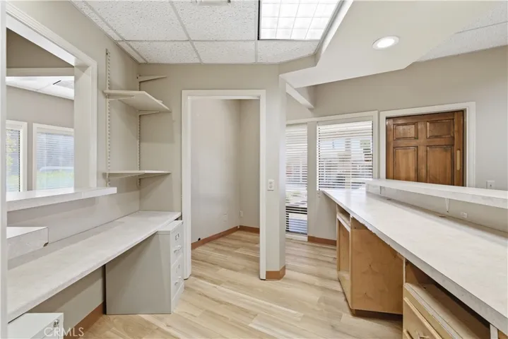 Roomy reception area near front entry.