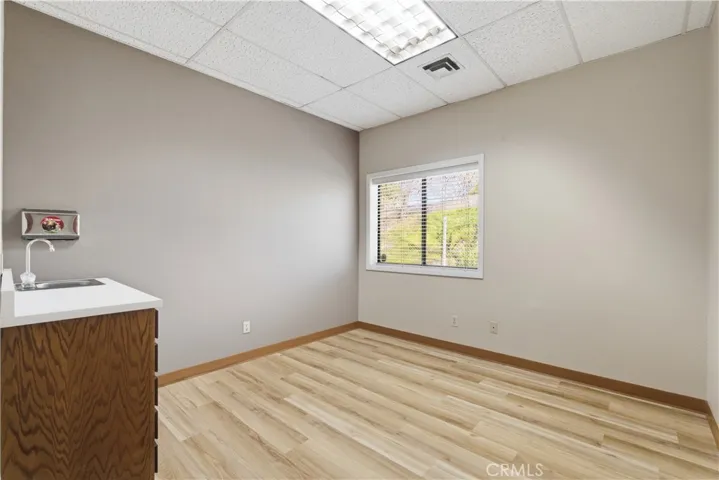 Left Corner Room #5, with sink and cabinets