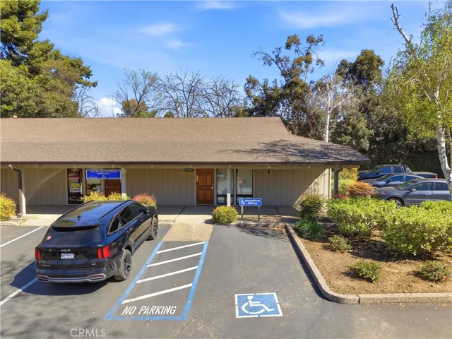 Front entry with parking.