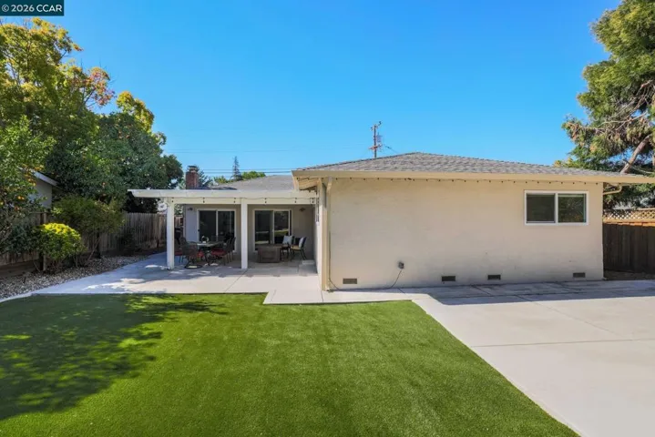 Look toward back of the house