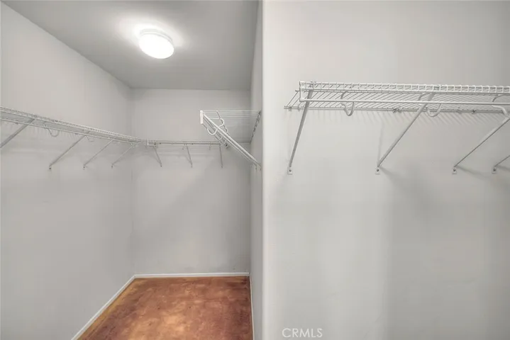 Primary closet