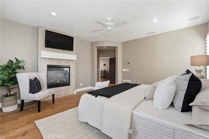 Primary Suite offers a dual-sided fireplace for those cozy evenings