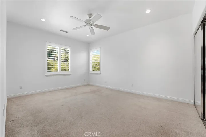 Back secondary bedroom is ample in size