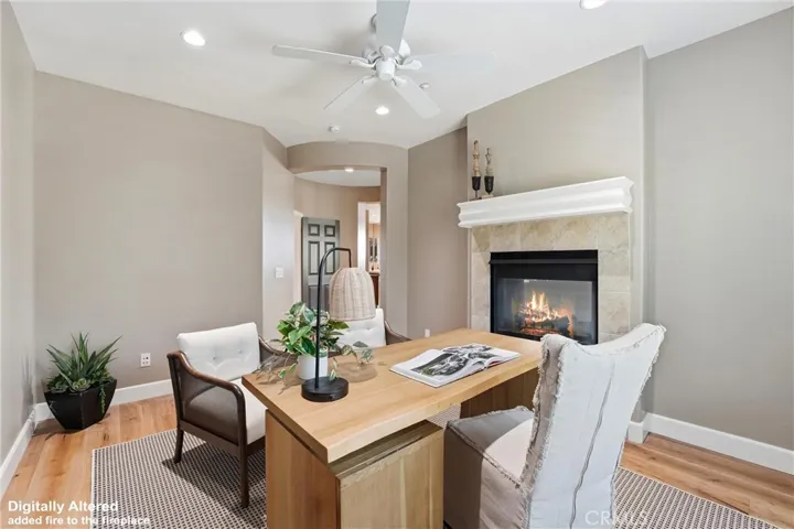 The primary suite retreat or option ofr 5th bedroom