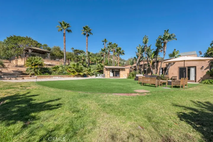 Enormous grassy yard