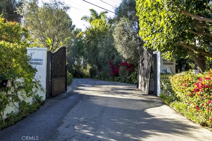 Main gate entrance across from Geoffrey's