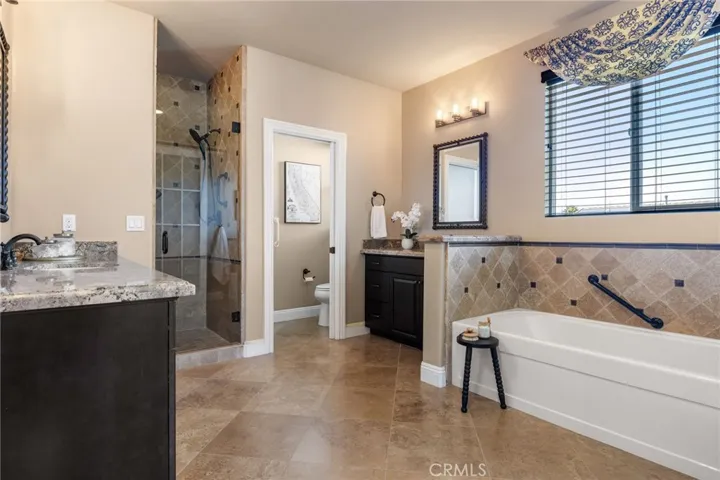 Spacious Primary bathroom.