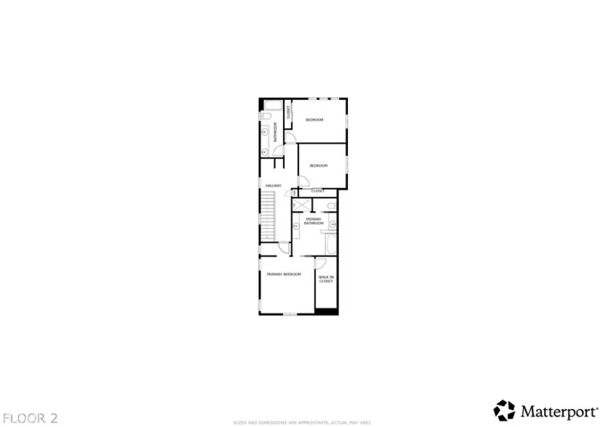Upstairs floorplan.