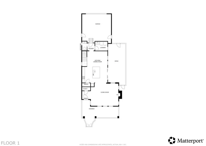 Downstairs floorplan.