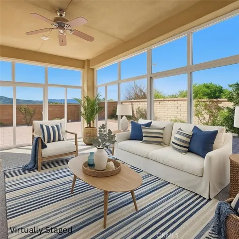 Patio Room virtually staged