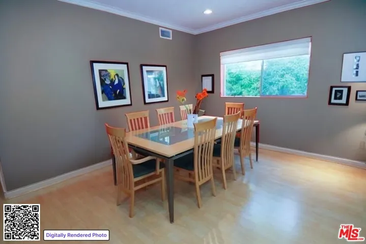 Dining area, wall color change