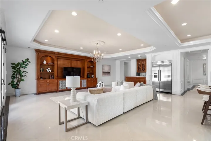 open floor plan family room
