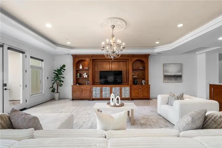 open floor plan family room