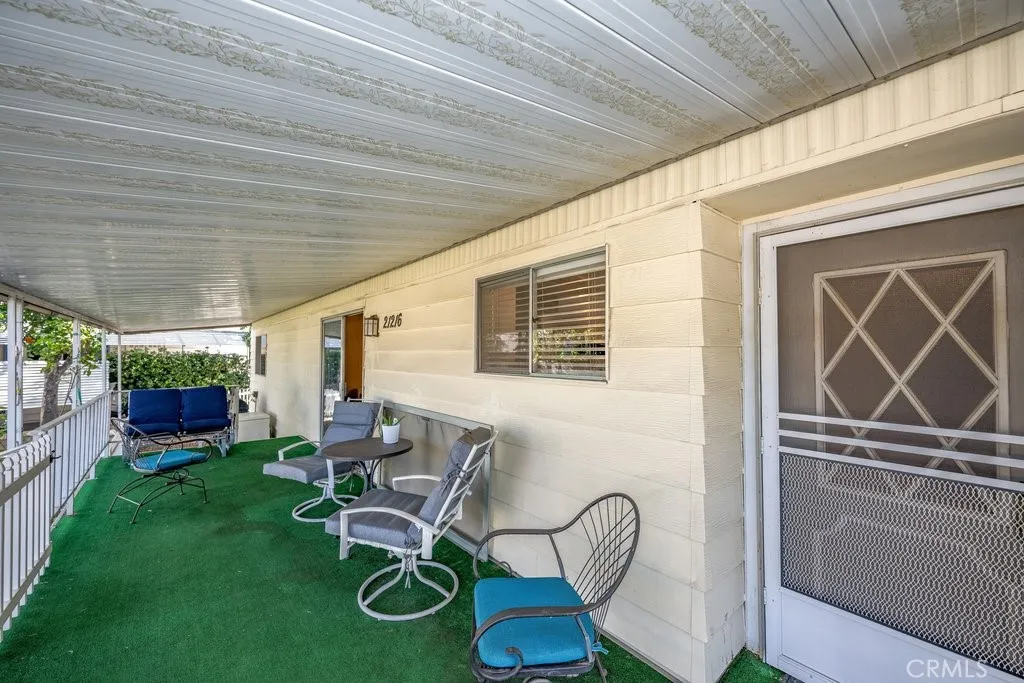 Check out the amount of room on your new front porch!