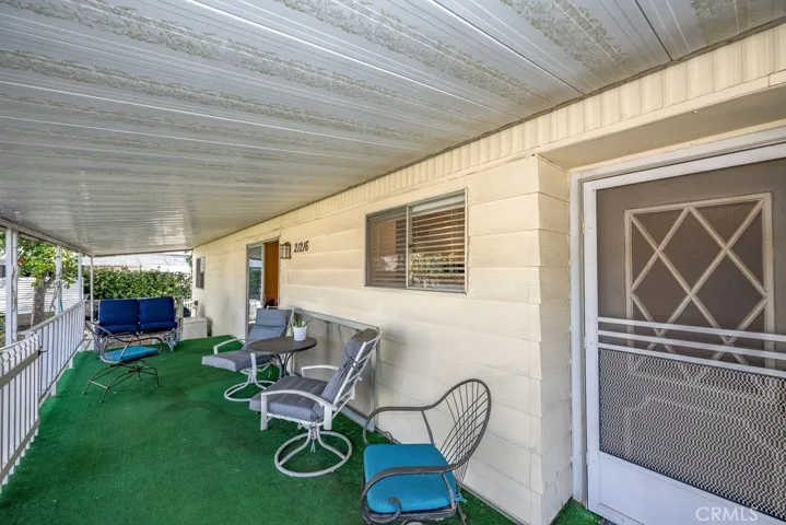 Check out the amount of room on your new front porch!