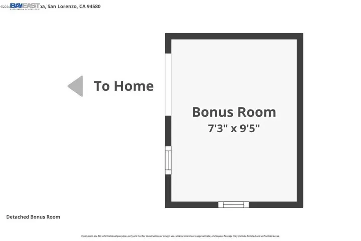 Bonus Room Floor Plan